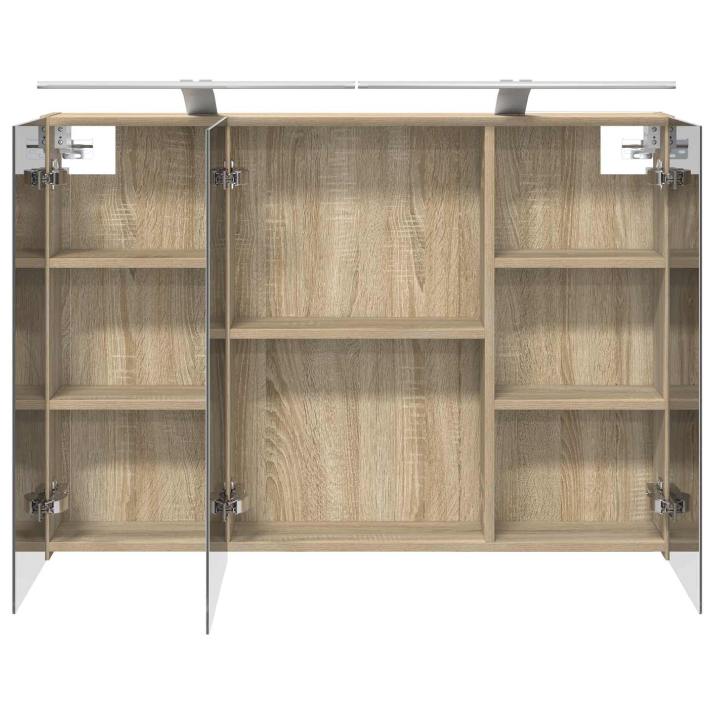 Bathroom Mirror Cabinet Sonoma Oak 100 x 14.5 x 70 cm