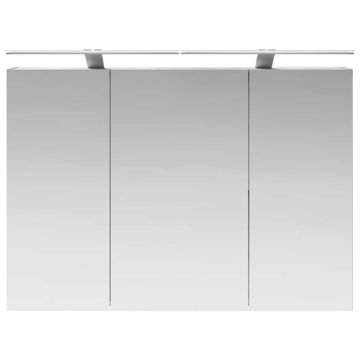 Bathroom Mirror Cabinet Concrete Grey 100 x 14.5 x 70 cm