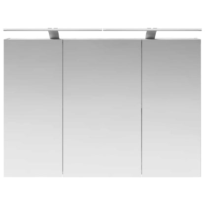Bathroom Mirror Cabinet Concrete Grey 100 x 14.5 x 70 cm