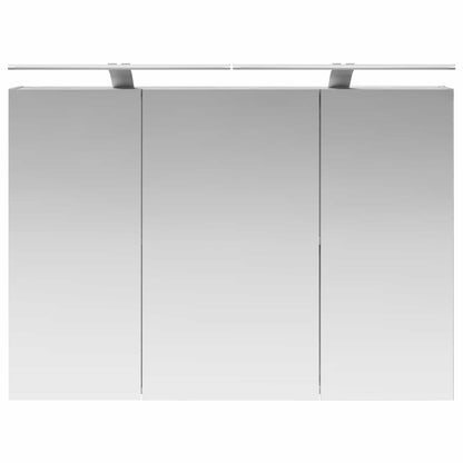 Bathroom Mirror Cabinet Grey Sonoma 100 x 14.5 x 70 cm