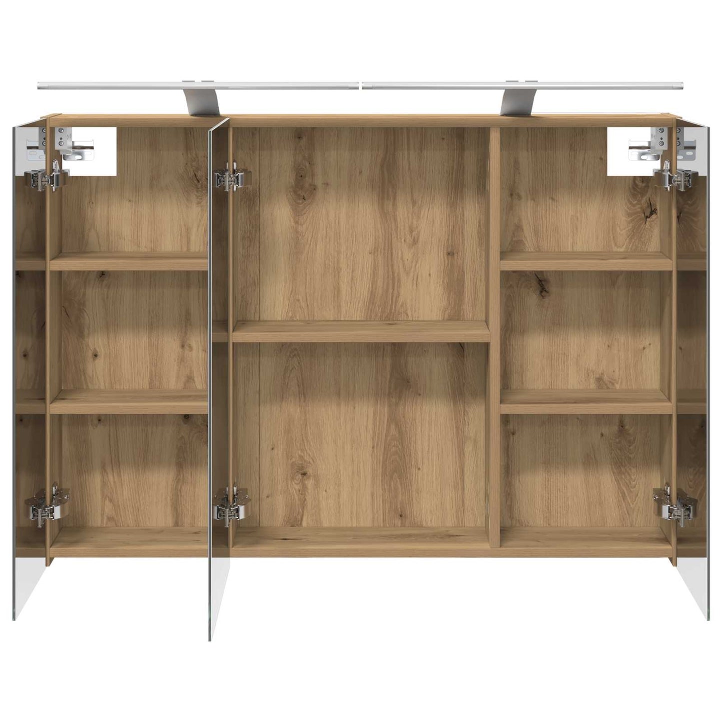 Bathroom Mirror Cabinet Artisan Oak 100 x 14.5 x 70 cm