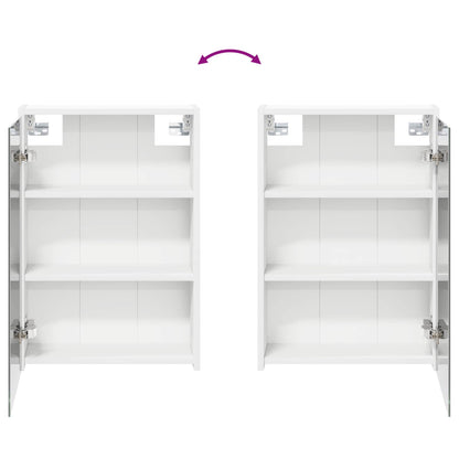 Bathroom Mirror Cabinet White 43 x 16 x 62.5 cm Engineered wood