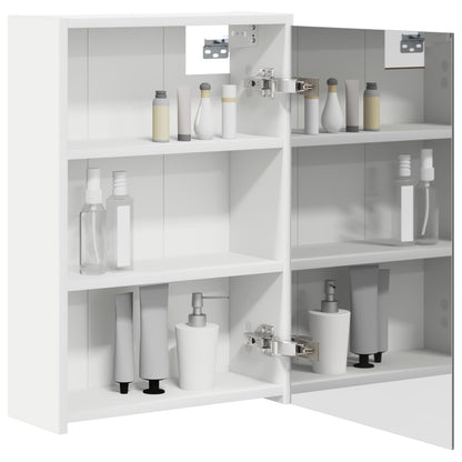 Bathroom Mirror Cabinet White 43 x 16 x 62.5 cm Engineered wood