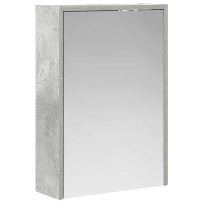 Bathroom Mirror Cabinet Concrete Grey 43 x 16 x 62.5 cm