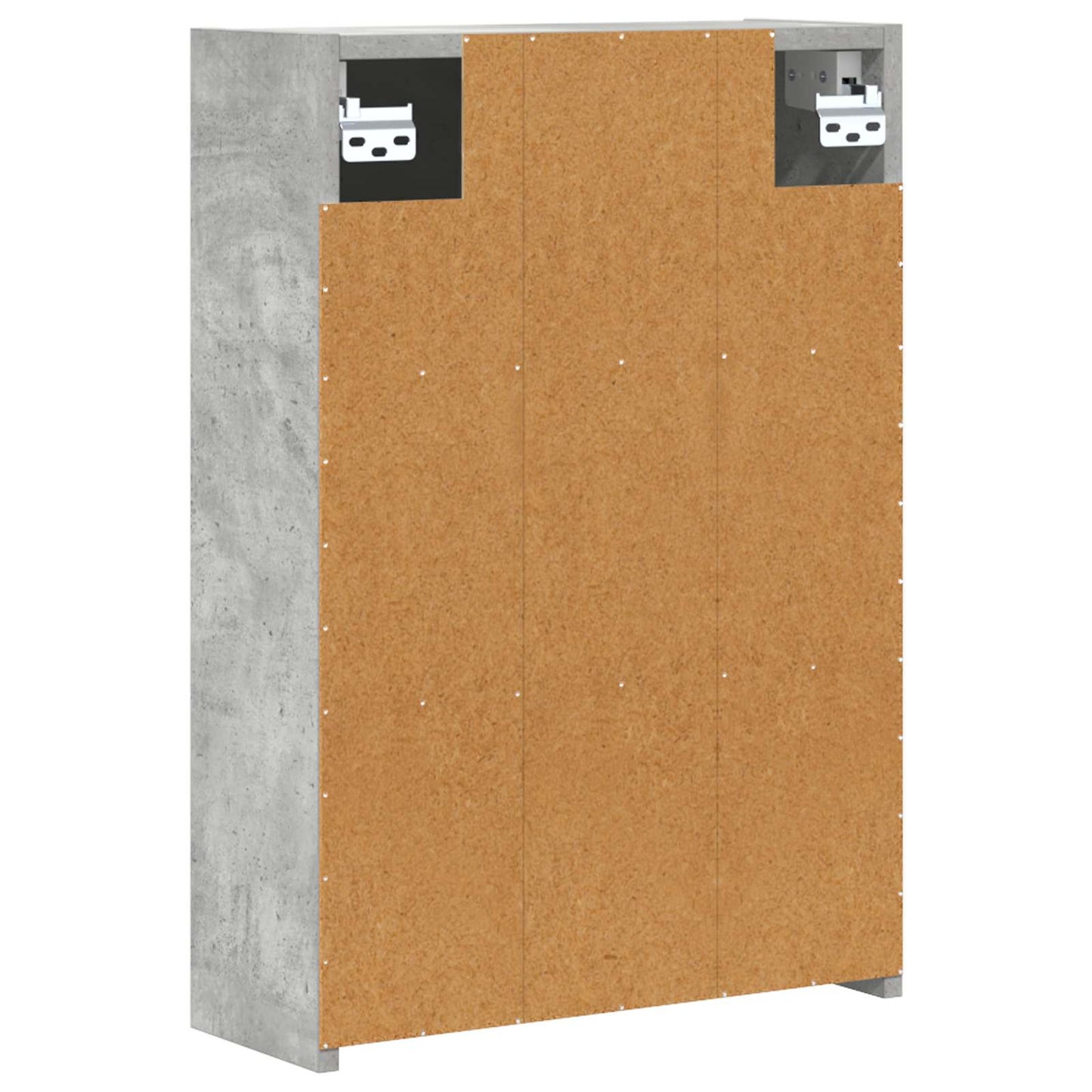 Bathroom Mirror Cabinet Concrete Grey 43 x 16 x 62.5 cm