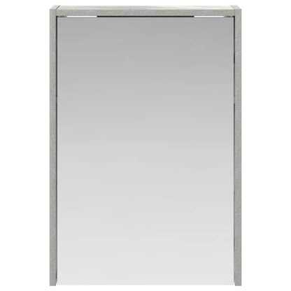 Bathroom Mirror Cabinet Concrete Grey 43 x 16 x 62.5 cm