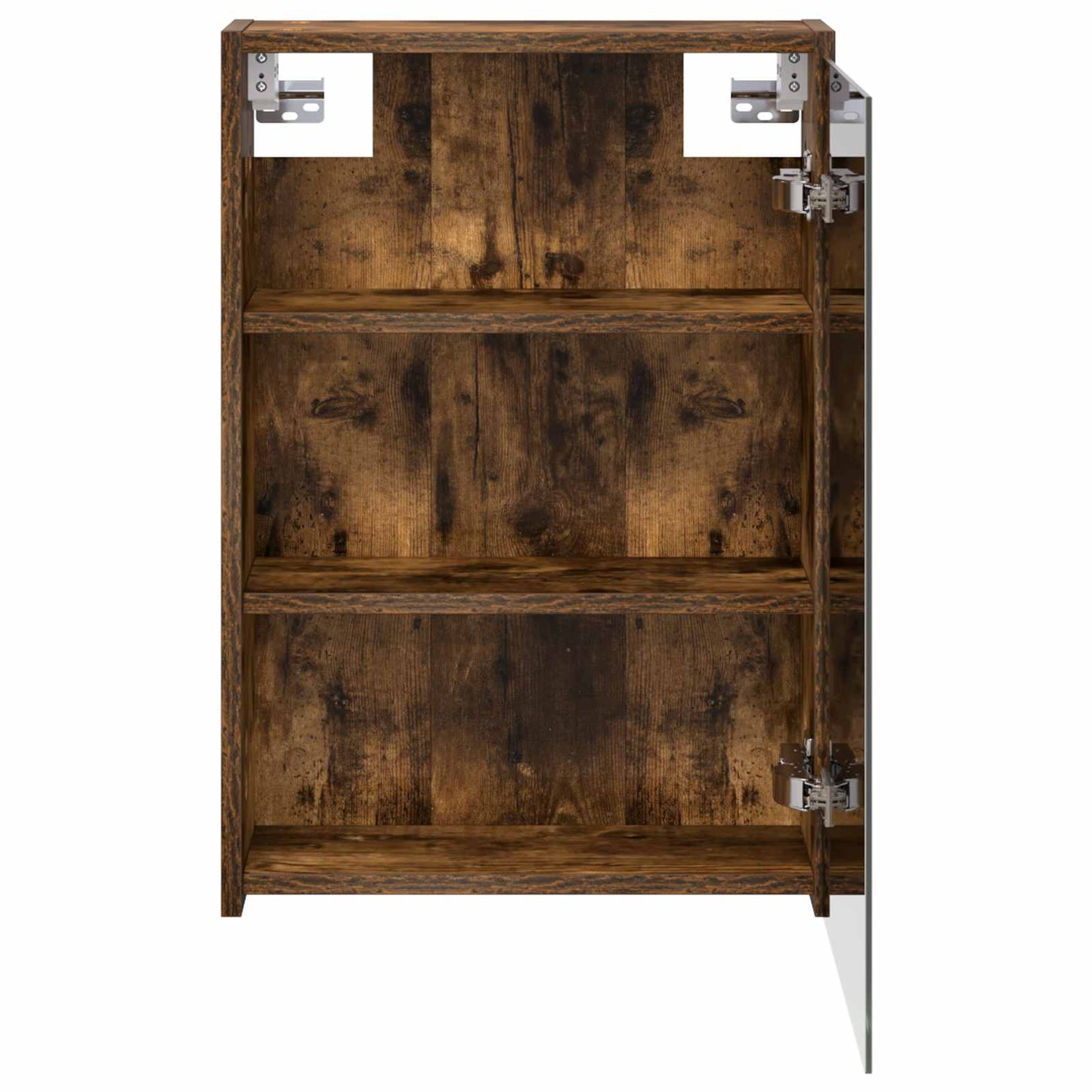 Bathroom Mirror Cabinet Smoked Oak 43 x 16 x 62.5 cm