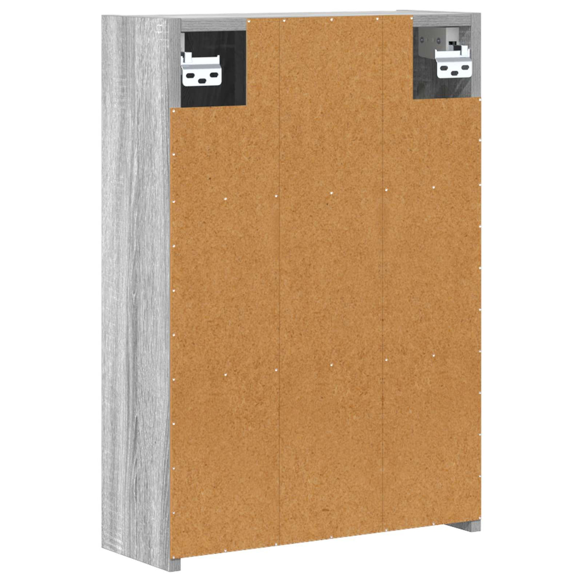 Bathroom Mirror Cabinet Grey Sonoma 43 x 16 x 62.5 cm