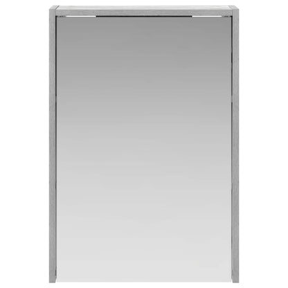 Bathroom Mirror Cabinet Grey Sonoma 43 x 16 x 62.5 cm