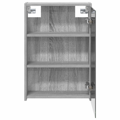 Bathroom Mirror Cabinet Grey Sonoma 43 x 16 x 62.5 cm