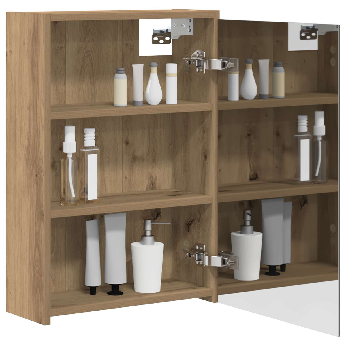 Bathroom Mirror Cabinet Artisian Oak 43 x 16 x 62.5 cm