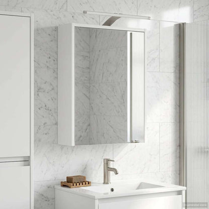 Bathroom Mirror Cabinet White 43 x 16 x 62.5 cm Engineered wood