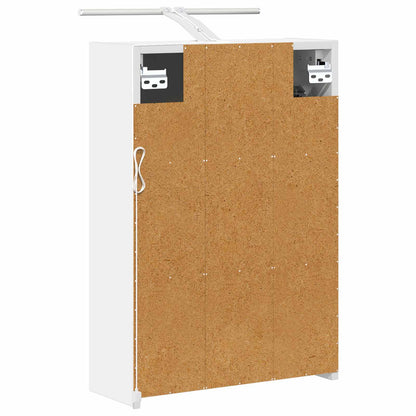 Bathroom Mirror Cabinet White 43 x 16 x 62.5 cm Engineered wood