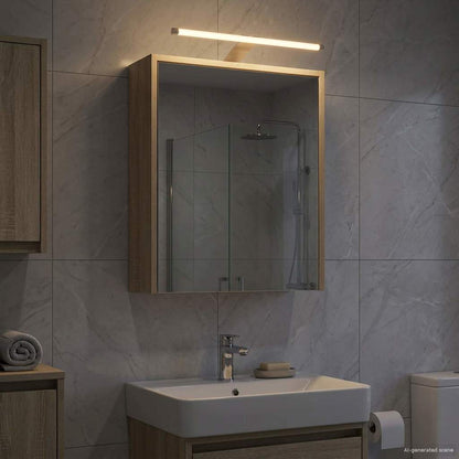 Bathroom Mirror Cabinet Sonoma Oak 43 x 16 x 62.5 cm