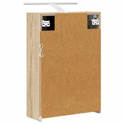 Bathroom Mirror Cabinet Sonoma Oak 43 x 16 x 62.5 cm