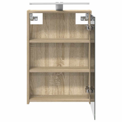 Bathroom Mirror Cabinet Sonoma Oak 43 x 16 x 62.5 cm