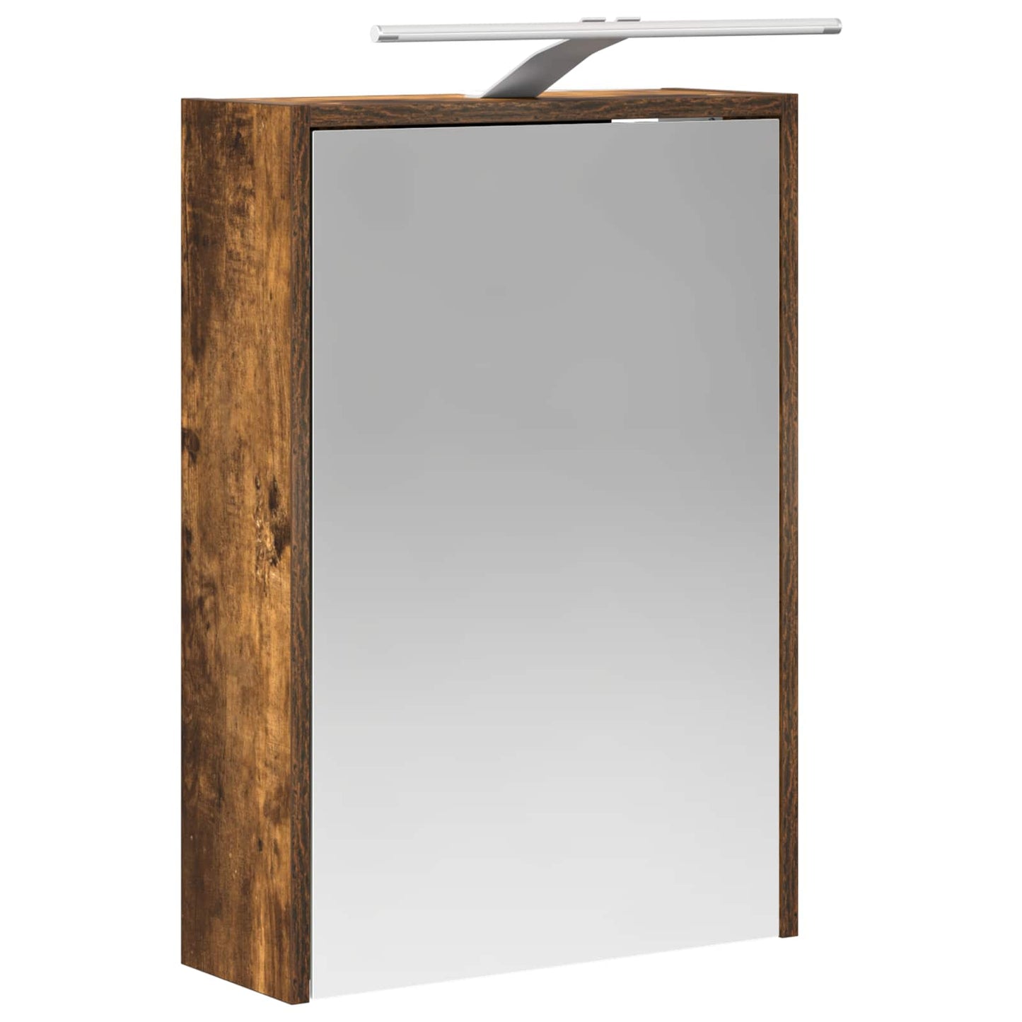Bathroom Mirror Cabinet Smoked Oak 43 x 16 x 62.5 cm