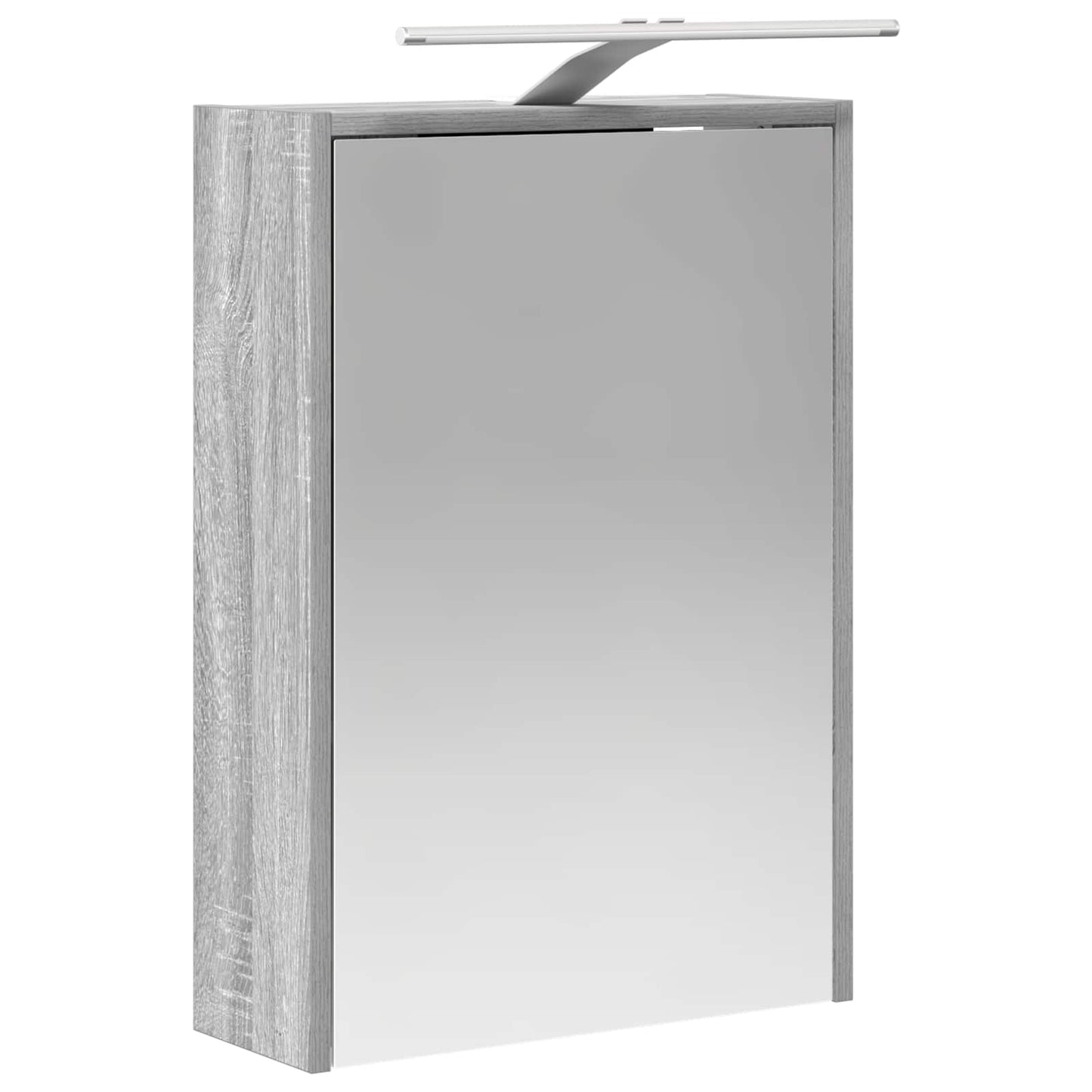 Bathroom Mirror Cabinet Grey Sonoma 43 x 16 x 62.5 cm