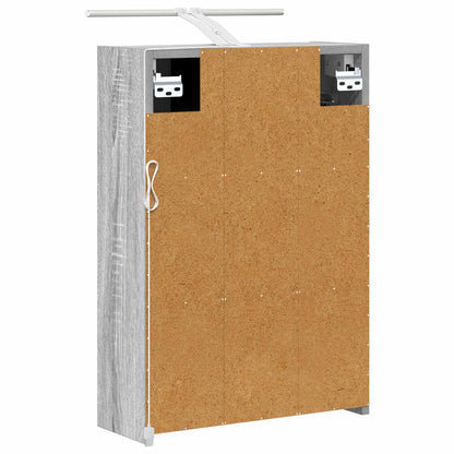 Bathroom Mirror Cabinet Grey Sonoma 43 x 16 x 62.5 cm