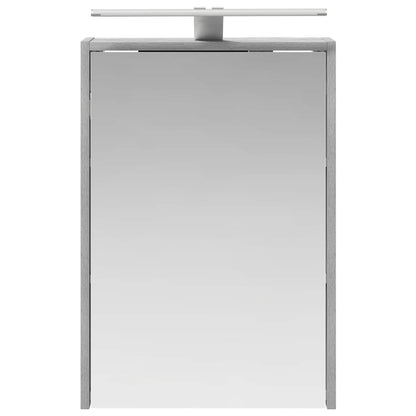 Bathroom Mirror Cabinet Grey Sonoma 43 x 16 x 62.5 cm