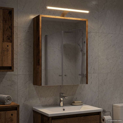Bathroom Mirror Cabinet Old Wood 43 x 16 x 62.5 cm