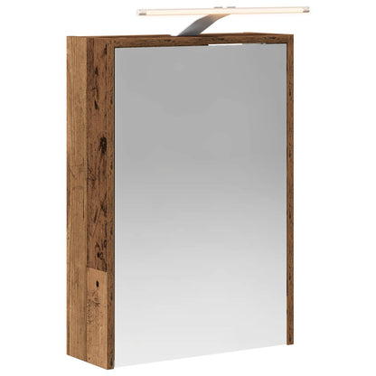 Bathroom Mirror Cabinet Old Wood 43 x 16 x 62.5 cm