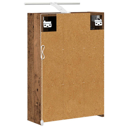 Bathroom Mirror Cabinet Old Wood 43 x 16 x 62.5 cm