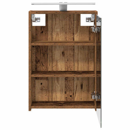 Bathroom Mirror Cabinet Old Wood 43 x 16 x 62.5 cm