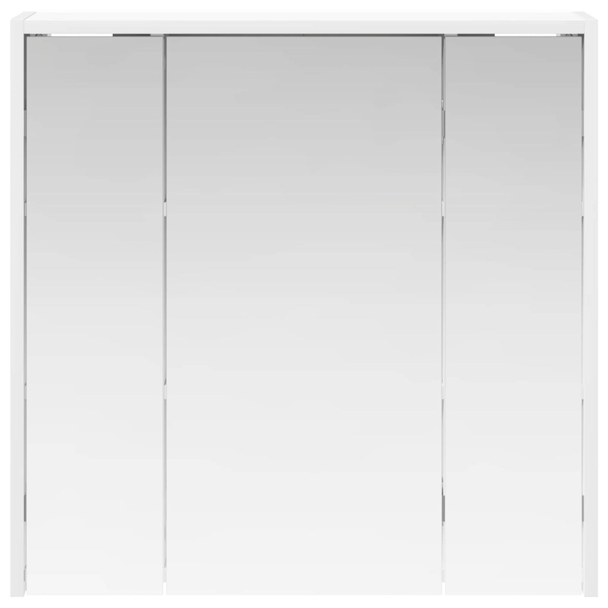 Bathroom Mirror Cabinet White 63.5 x 16 x 62.5 cm