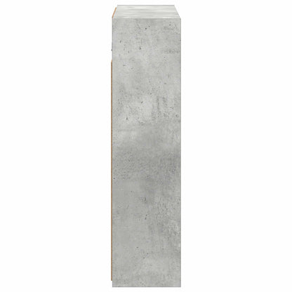 Bathroom Mirror Cabinet Concrete Grey 63.5 x 16 x 62.5 cm