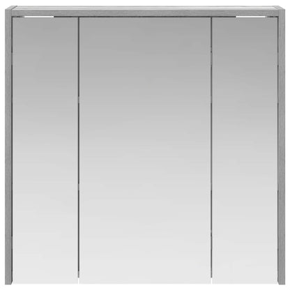 Bathroom Mirror Cabinet Grey Sonoma 63.5 x 16 x 62.5 cm