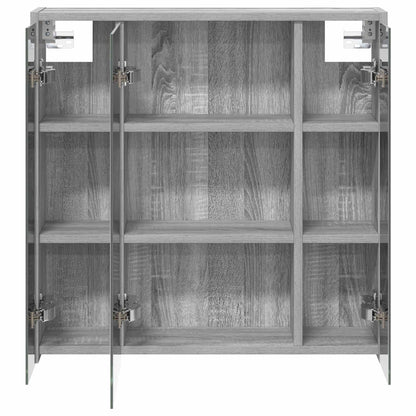 Bathroom Mirror Cabinet Grey Sonoma 63.5 x 16 x 62.5 cm