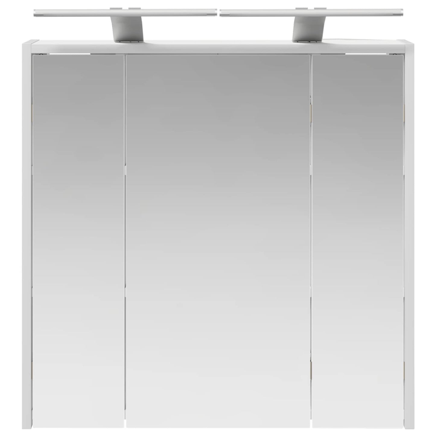 Bathroom Mirror Cabinet White 63.5 x 16 x 62.5 cm