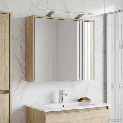 Bathroom Mirror Cabinet Sonoma Oak 63.5 x 16 x 62.5 cm