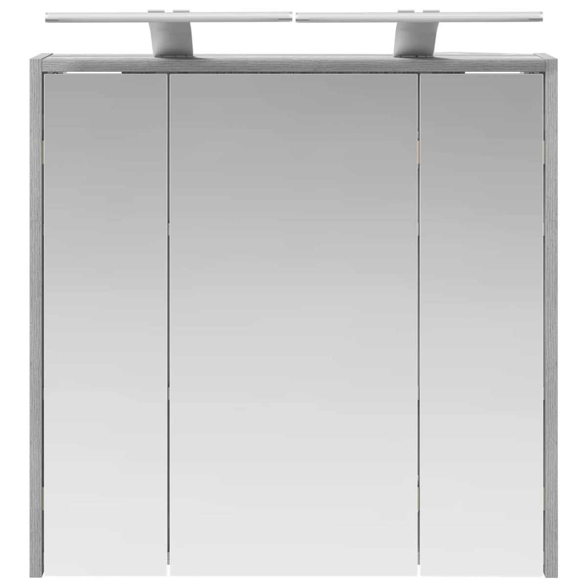 Bathroom Mirror Cabinet Grey Sonoma 63.5 x 16 x 62.5 cm