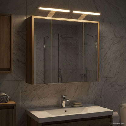Bathroom Mirror Cabinet Artisian Oak 63.5 x 16 x 62.5 cm