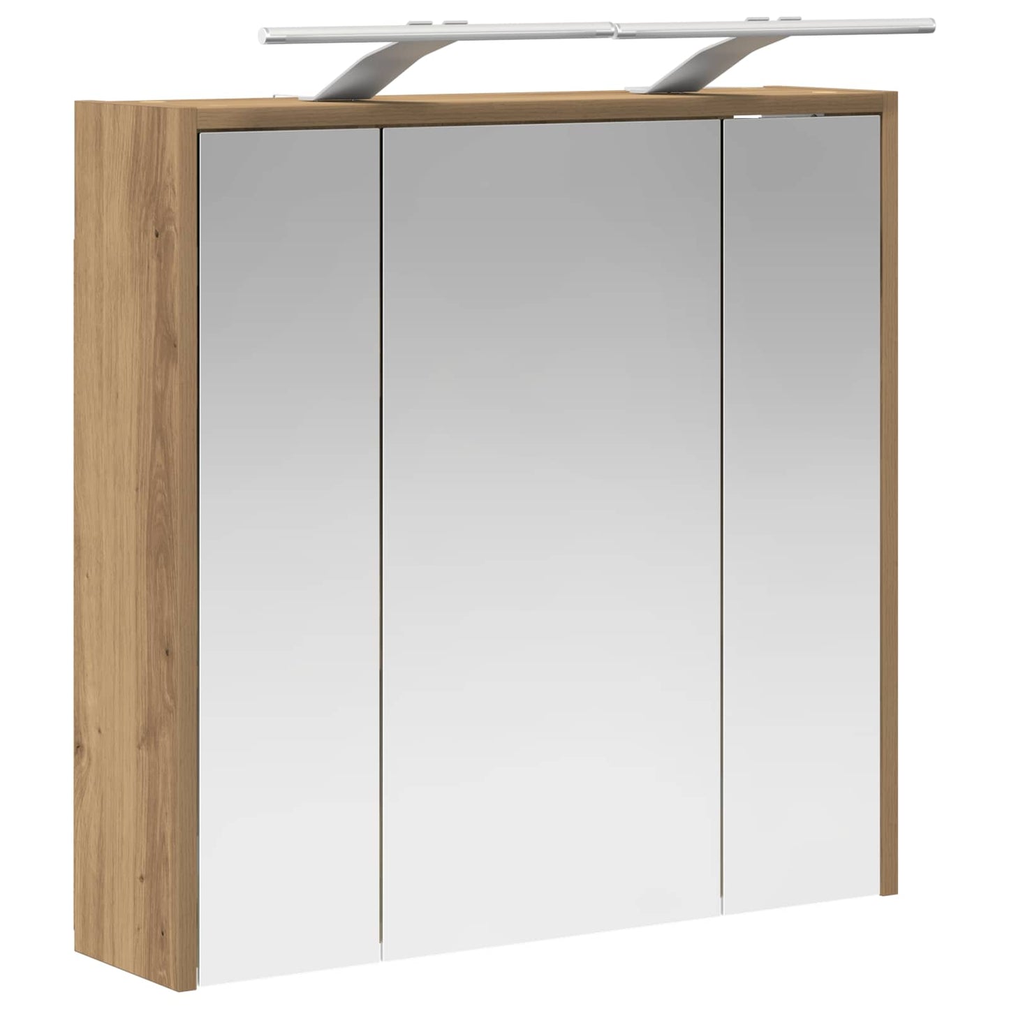 Bathroom Mirror Cabinet Artisian Oak 63.5 x 16 x 62.5 cm