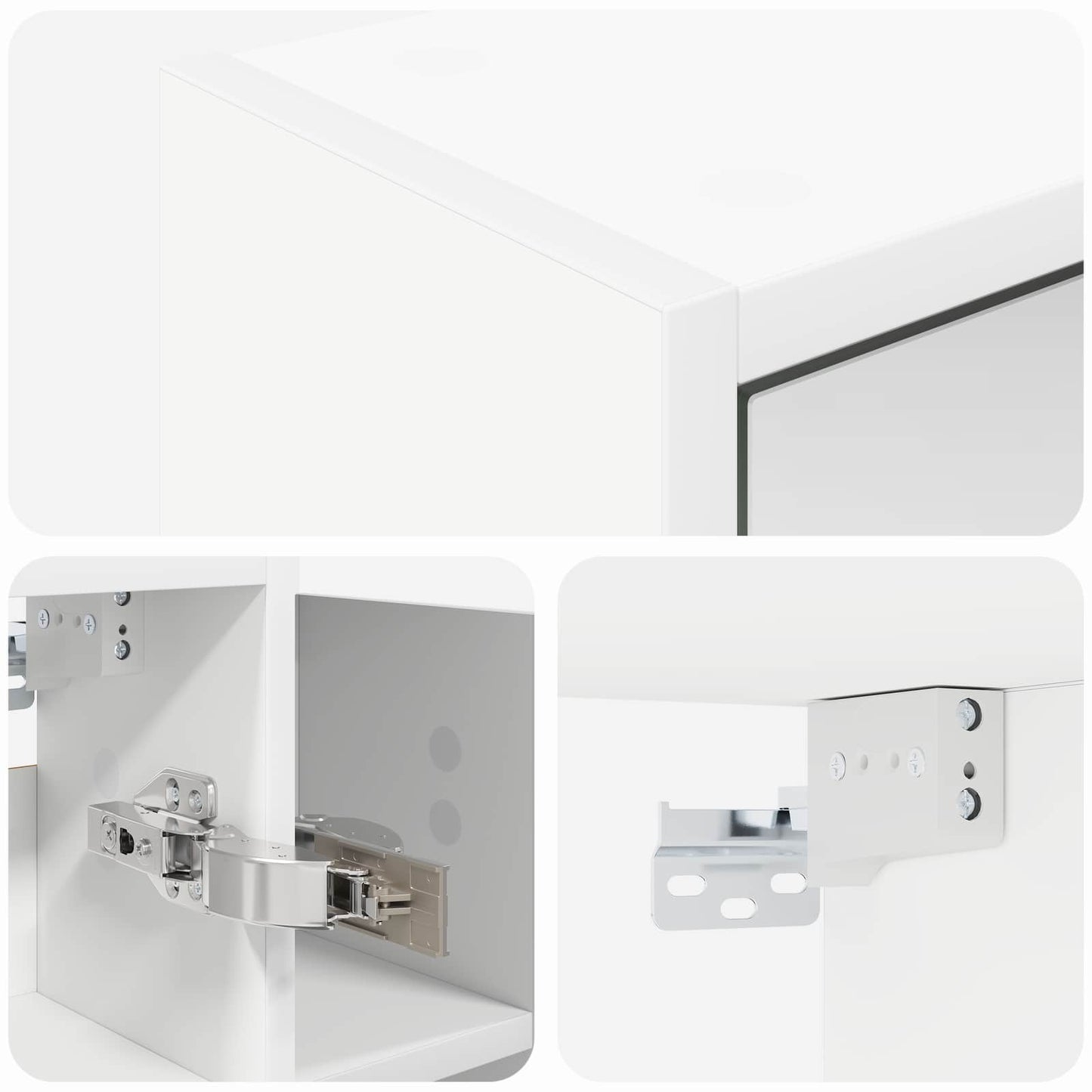 Bathroom Mirror Cabinet White 73.5 x 16 x 62.5 cm