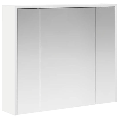 Bathroom Mirror Cabinet White 73.5 x 16 x 62.5 cm