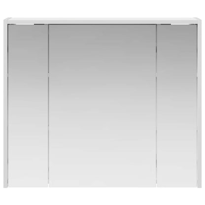 Bathroom Mirror Cabinet White 73.5 x 16 x 62.5 cm