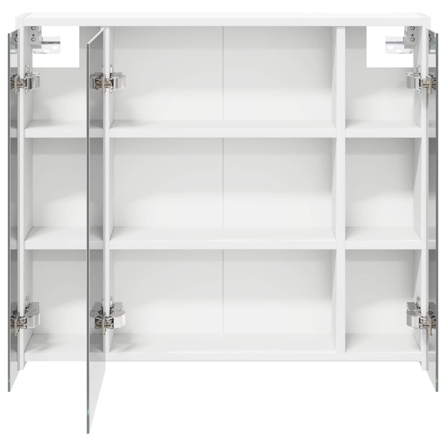 Bathroom Mirror Cabinet White 73.5 x 16 x 62.5 cm