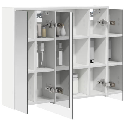 Bathroom Mirror Cabinet White 73.5 x 16 x 62.5 cm