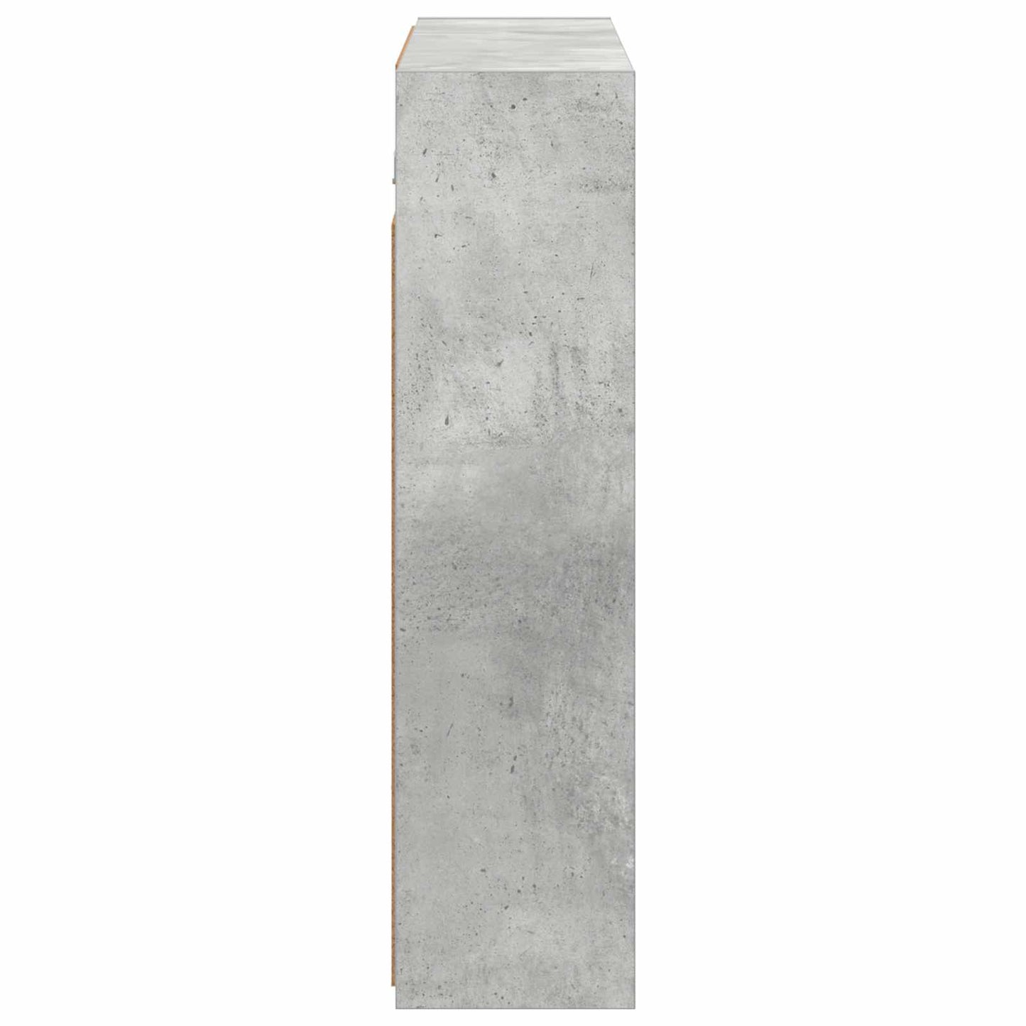 Bathroom Mirror Cabinet Concrete Grey 73.5 x 16 x 62.5 cm