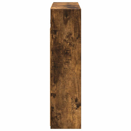 Bathroom Mirror Cabinet Smoked Oak 73.5 x 16 x 62.5 cm