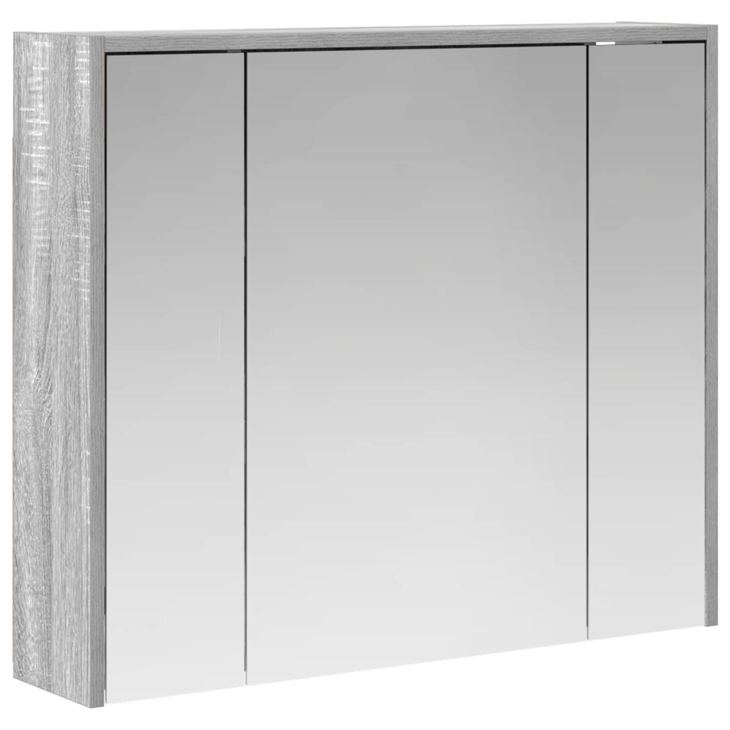 Bathroom Mirror Cabinet Grey Sonoma 73.5 x 16 x 62.5 cm