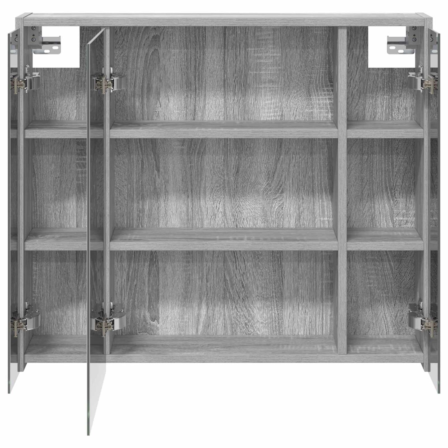 Bathroom Mirror Cabinet Grey Sonoma 73.5 x 16 x 62.5 cm