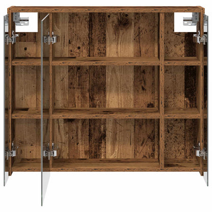 Bathroom Mirror Cabinet Old Wood 73.5 x 16 x 62.5 cm
