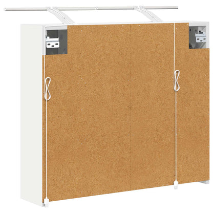 Bathroom Mirror Cabinet White 73.5 x 16 x 62.5 cm