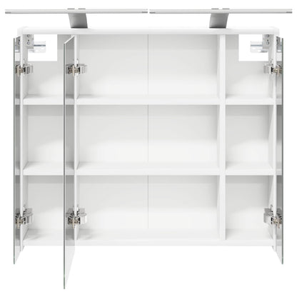 Bathroom Mirror Cabinet White 73.5 x 16 x 62.5 cm