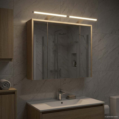 Bathroom Mirror Cabinet Sonoma Oak 73.5 x 16 x 62.5 cm